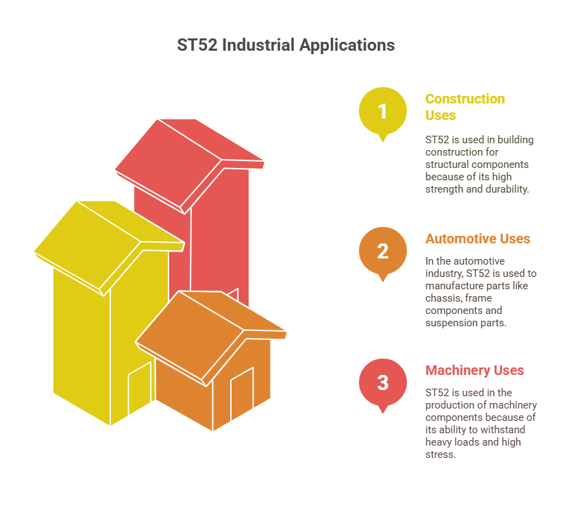 This image shows the st52 industrial applications through a visualization.